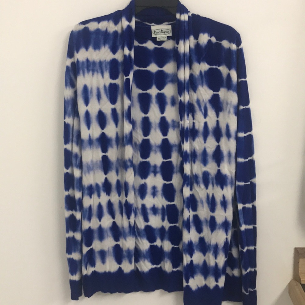 Patchington tie dye cardigan